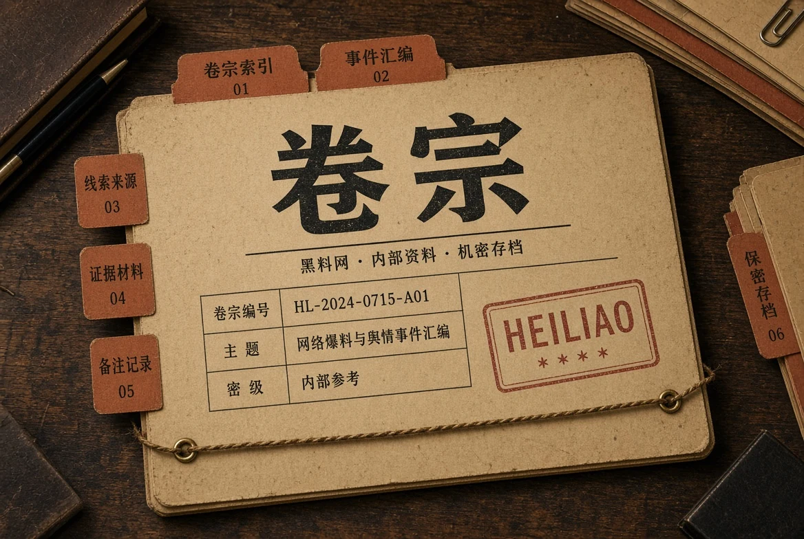 黑料网卷宗的公开资讯阅读图解
